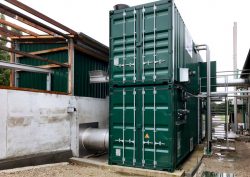 Gebrauchte Bandtrocknungsanlage NEWtainer Substrator